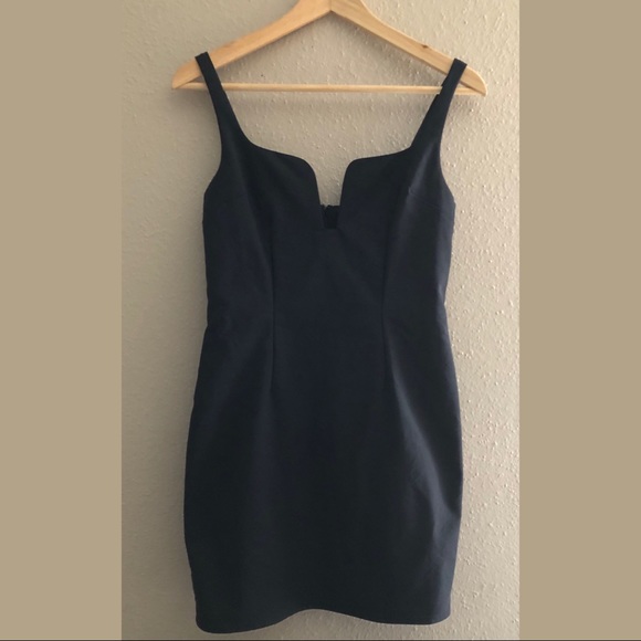 by the way. Cici Square Neck Black Mini Dress - Picture 3 of 5